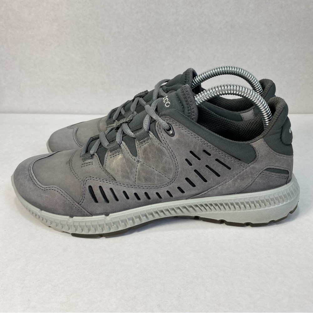 Ecco Low Top Leather Receptor Lite Technology Vented Sneaker Shoe; Women’s Sz 8 - Picture 3 of 14